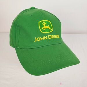 John Deere Farmer Green Hat‎ Cap Stotz Equipment Patch Father's Day